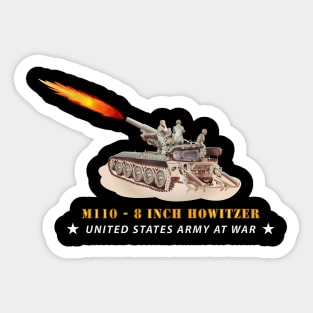 M110 - 8 Inch - Crew Firing Sticker